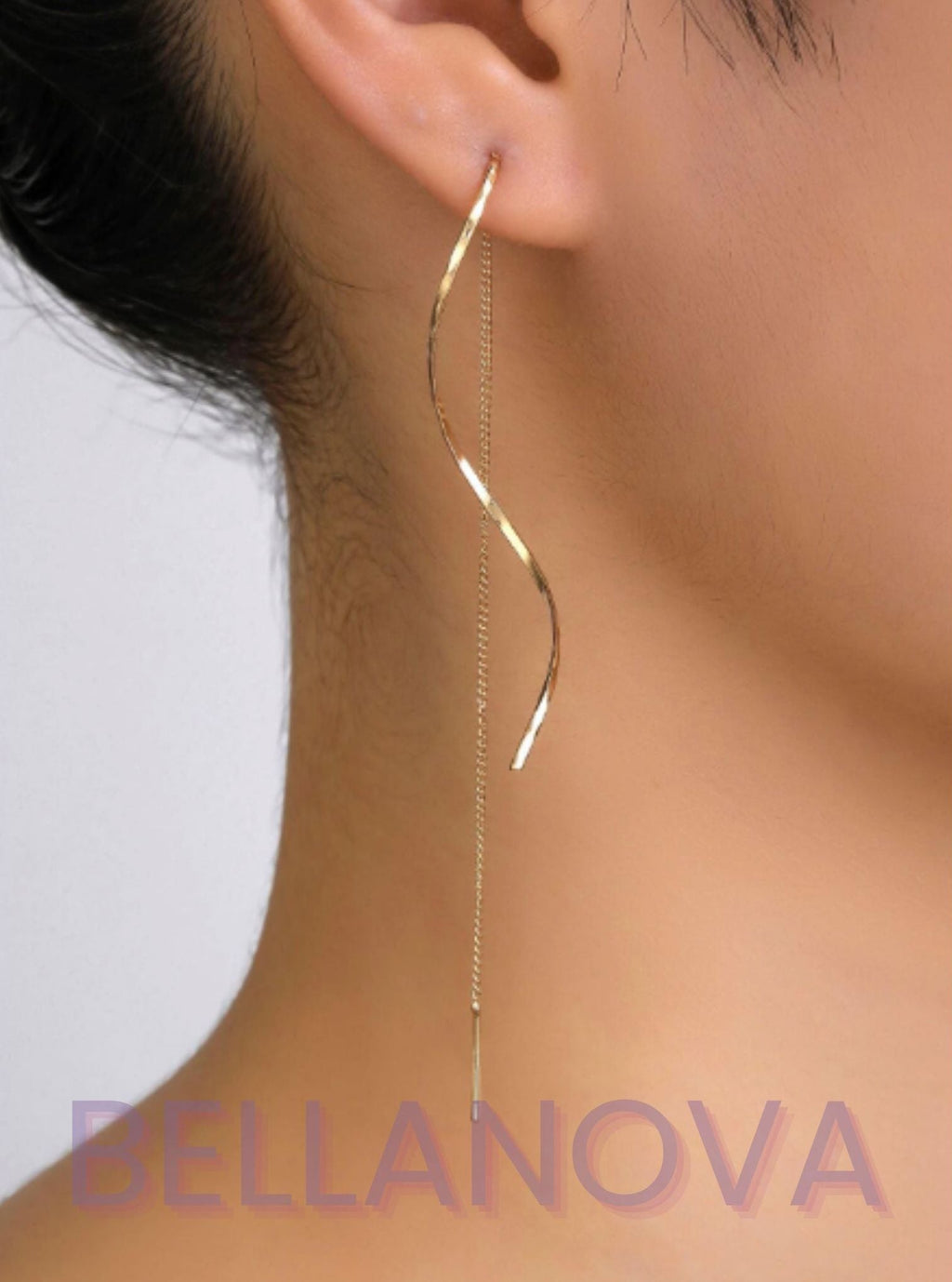 18k Gold-Plated Floating Earrings + FREE UK Delivery