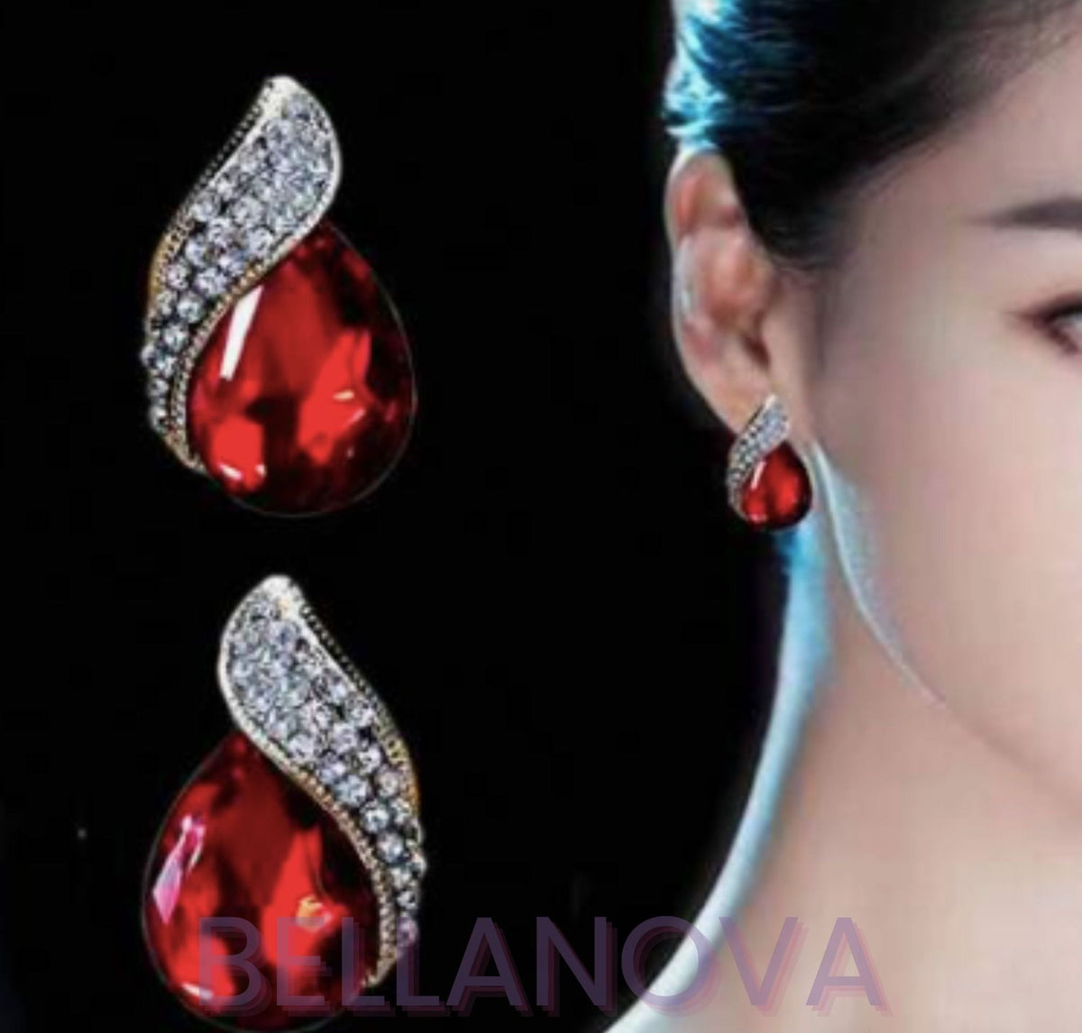 Olivia 18k Gold-Plated Earrings + FREE UK Delivery