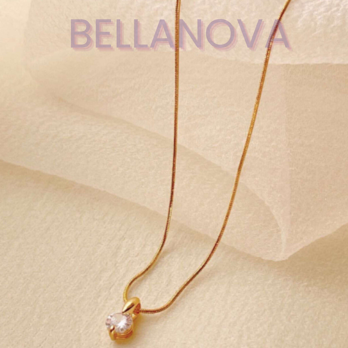 Swarovski™ Solitaire Necklace – 18k Gold-Plated + FREE UK Delivery