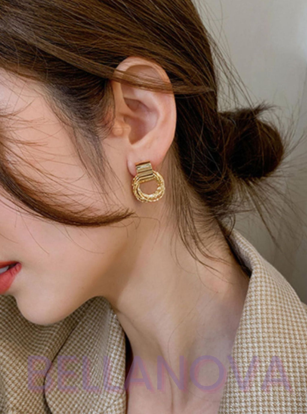Irina 18k Gold-Plated Earrings + FREE UK Delivery