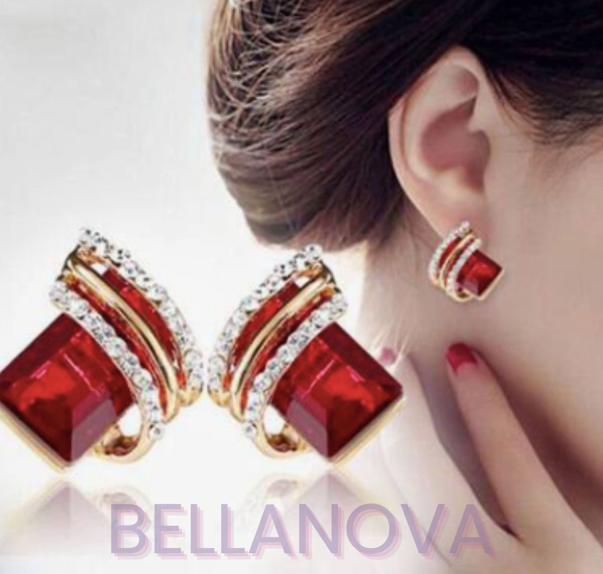 Jasmine 18k Gold-Plated Earrings + FREE UK Delivery