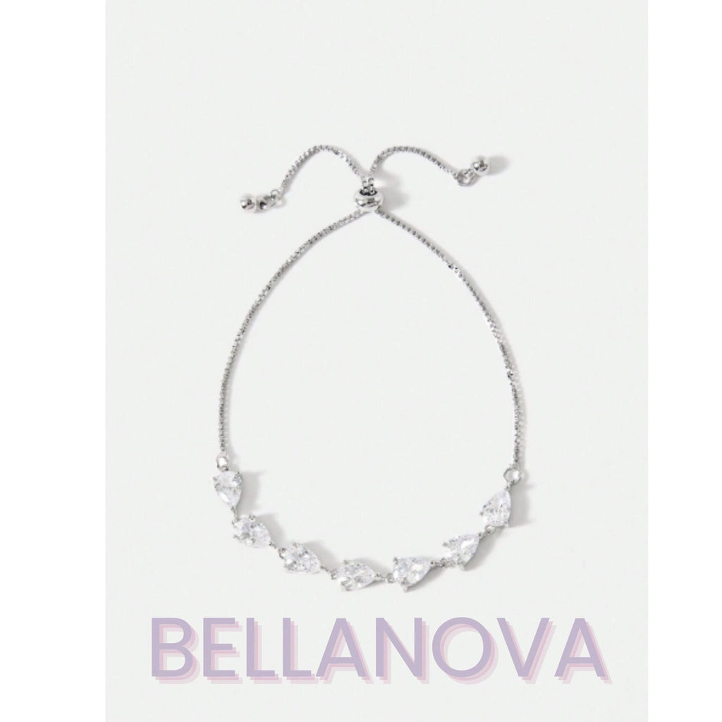 Adjustable Swarovski™ Crystal Bracelet – 18k Gold-Plated + FREE UK Delivery