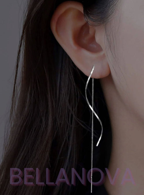 18k Gold-Plated Floating Earrings + FREE UK Delivery