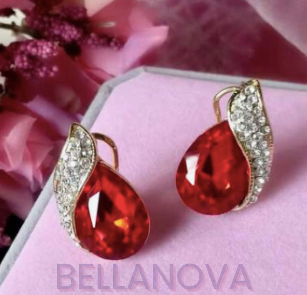 Olivia 18k Gold-Plated Earrings + FREE UK Delivery