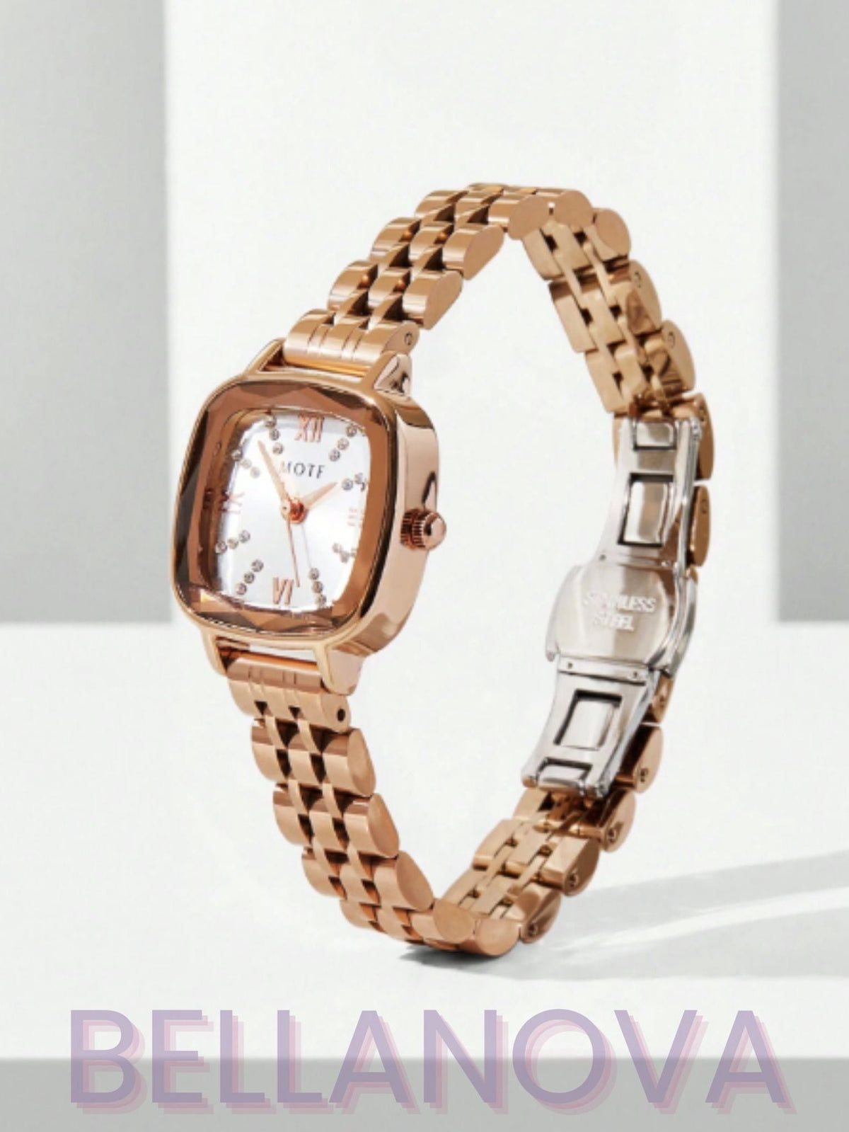 Swarovski™ Minimalist Watch – 18k Gold-Plated + FREE UK Delivery