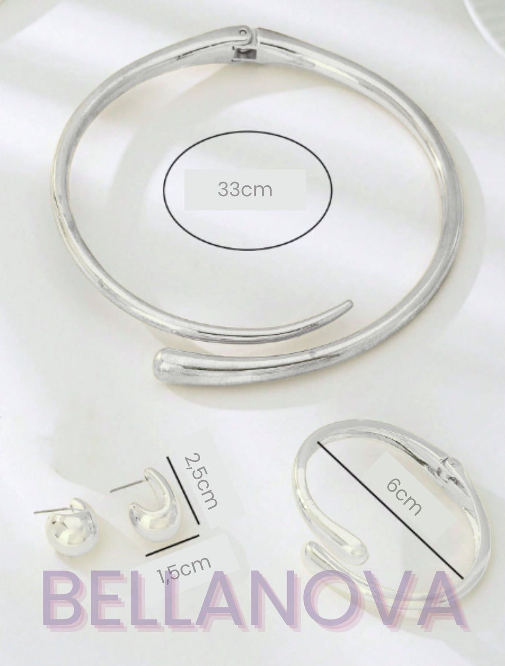 4-Piece Minimalist Chic Jewellery Set – 18k Gold-Plated + FREE UK Delivery
