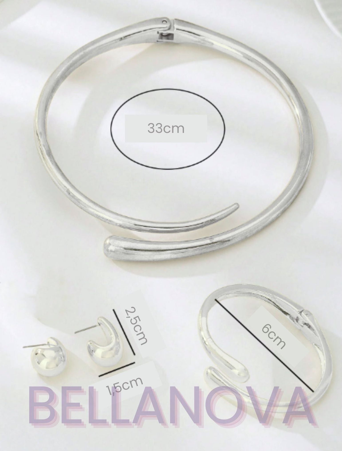 4-Piece Minimalist Chic Jewellery Set – 18k Gold-Plated + FREE UK Delivery