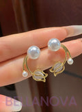 18k Gold-Plated 2-in-1 Rose Earrings + FREE UK Delivery