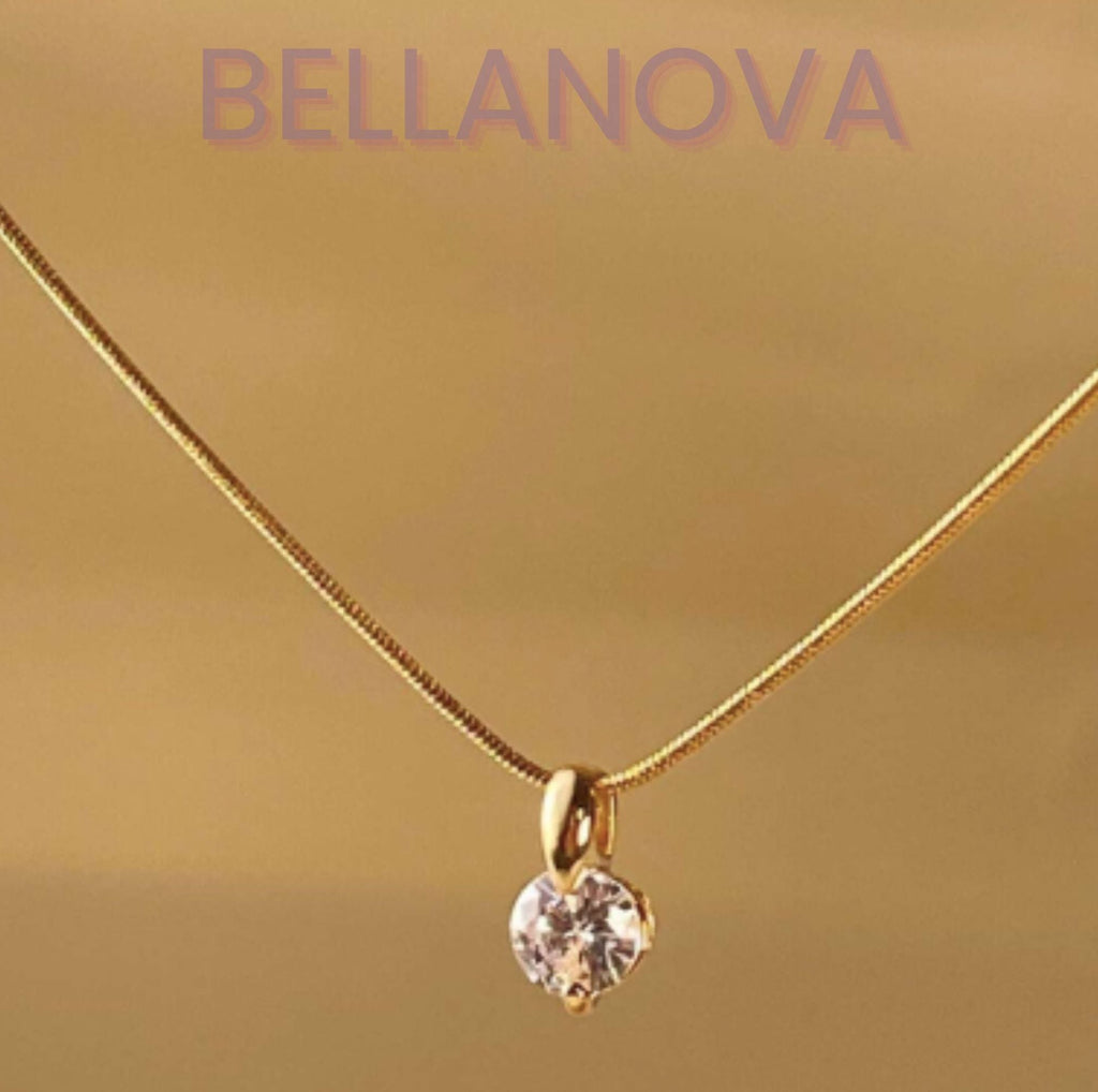 Swarovski™ Solitaire Necklace – 18k Gold-Plated + FREE UK Delivery