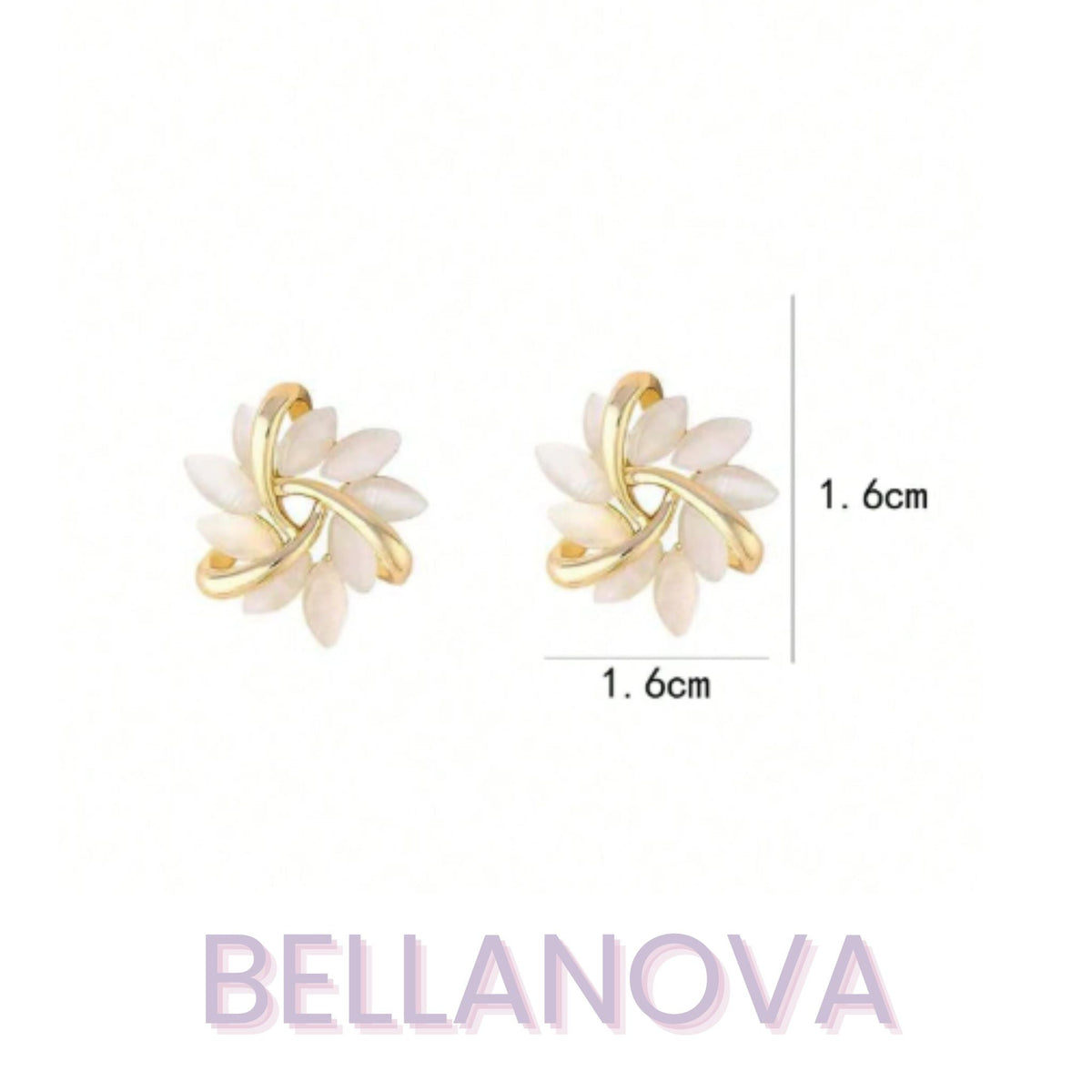 Melina 18k Gold-Plated Earrings + FREE UK Delivery