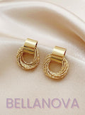 Irina 18k Gold-Plated Earrings + FREE UK Delivery