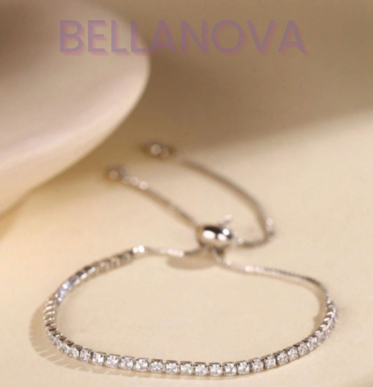 Adjustable Swarovski™ Bracelet – 18k Gold-Plated + FREE UK Delivery
