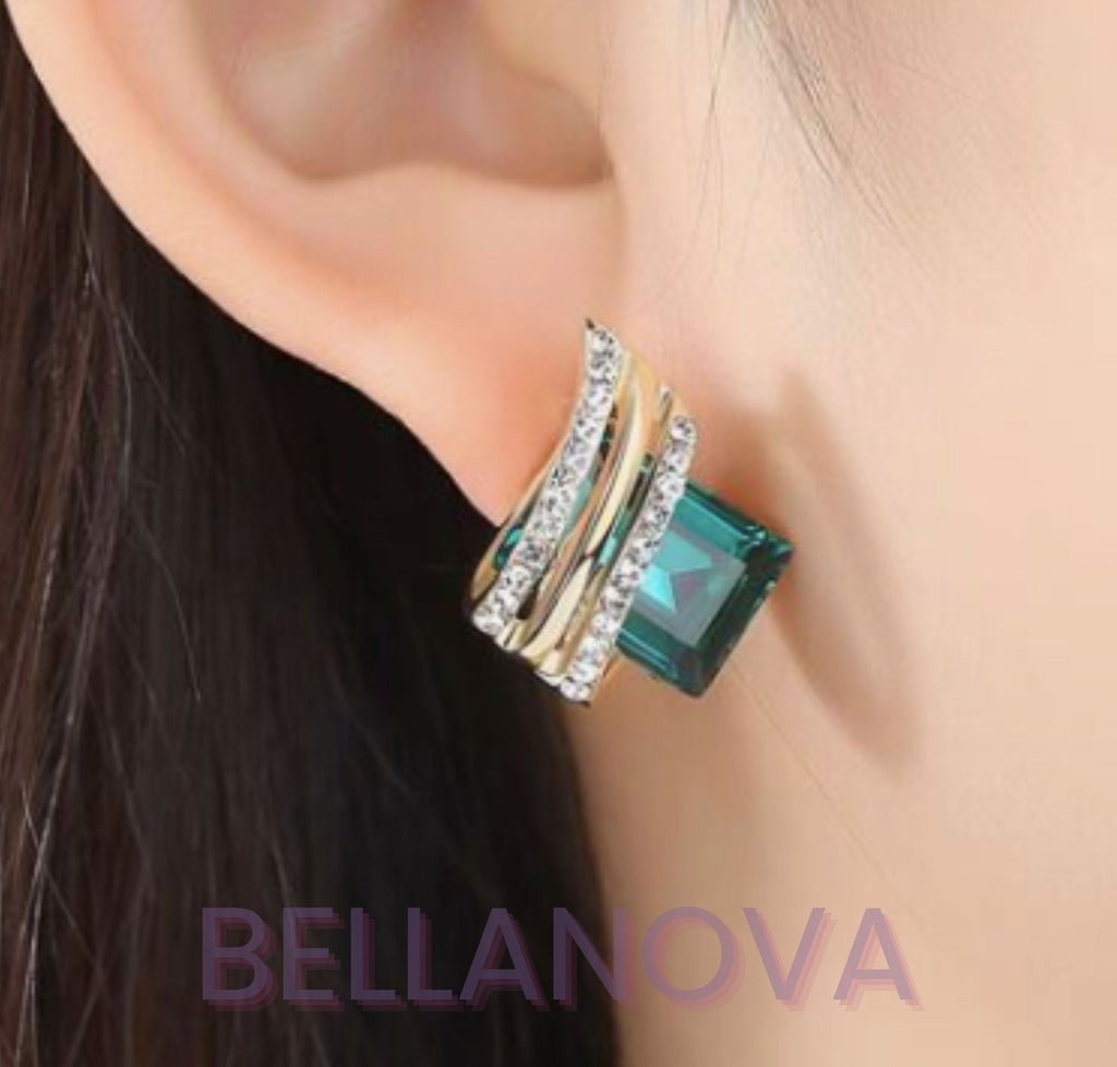 Jasmine 18k Gold-Plated Earrings + FREE UK Delivery