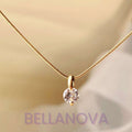 Swarovski™ Solitaire Necklace – 18k Gold-Plated + FREE UK Delivery