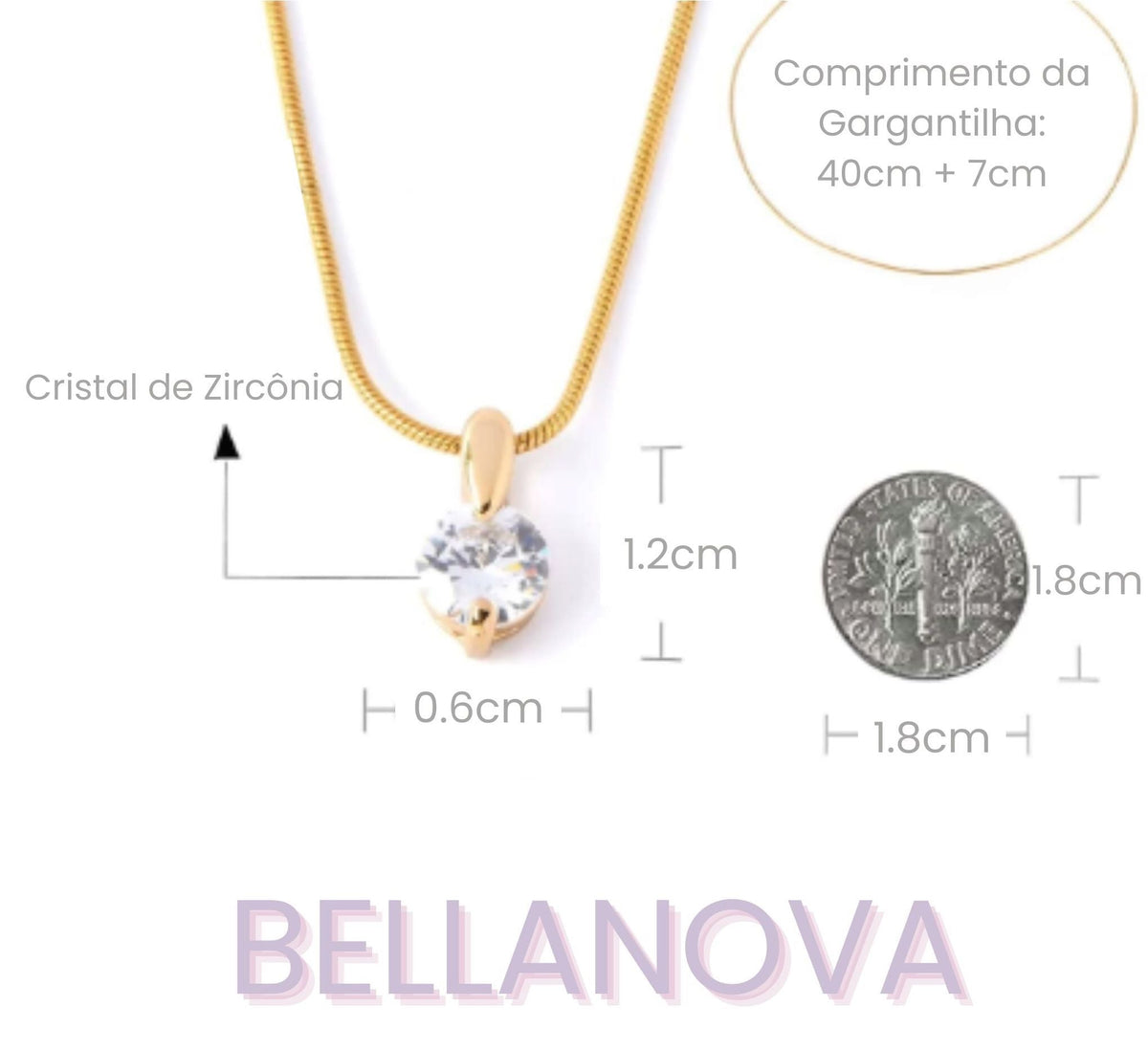 Swarovski™ Solitaire Necklace – 18k Gold-Plated + FREE UK Delivery