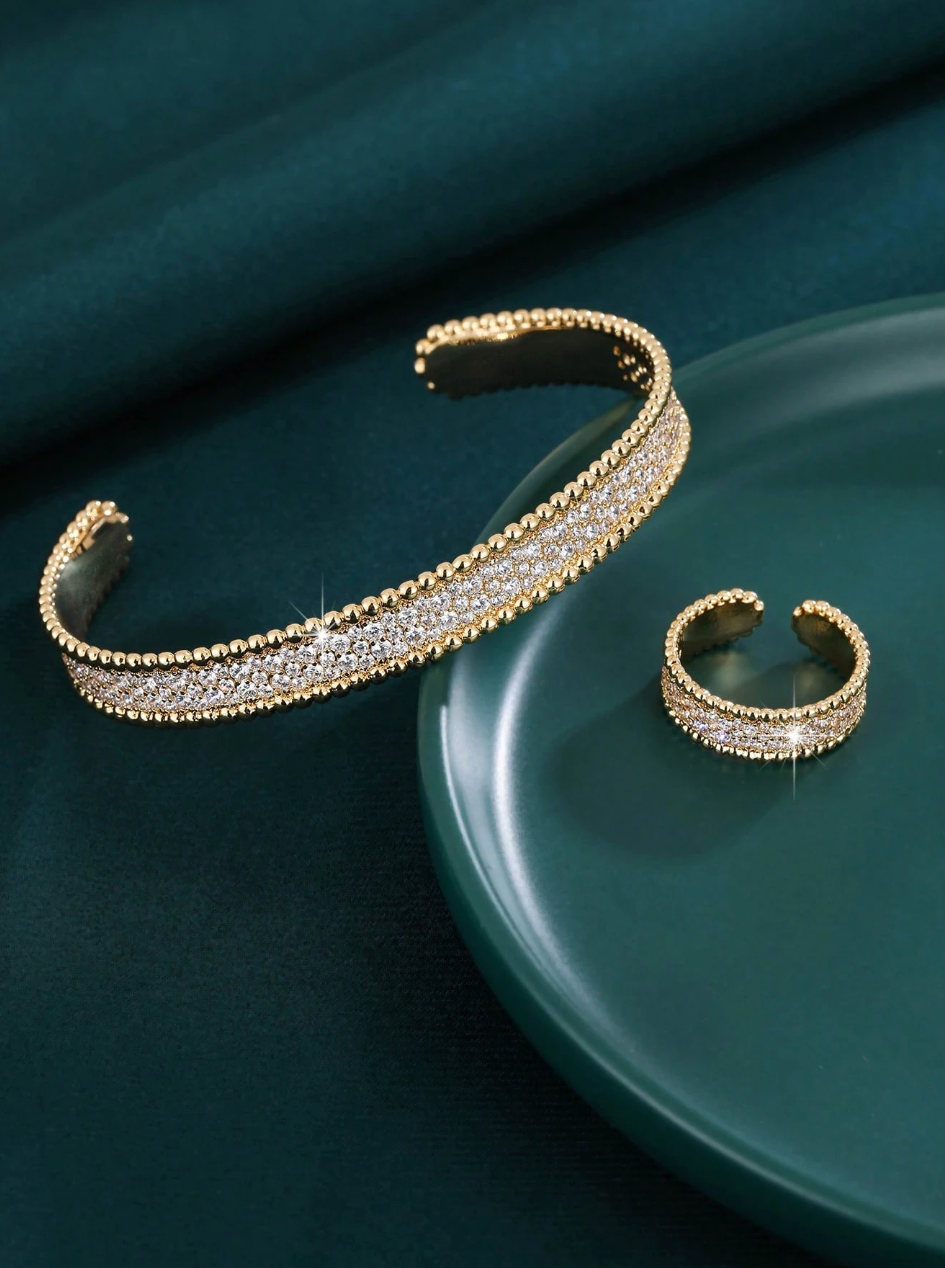 [NEW] Lumière™ 4-Piece Jewellery Set – 18k Gold-Plated + FREE UK Delivery