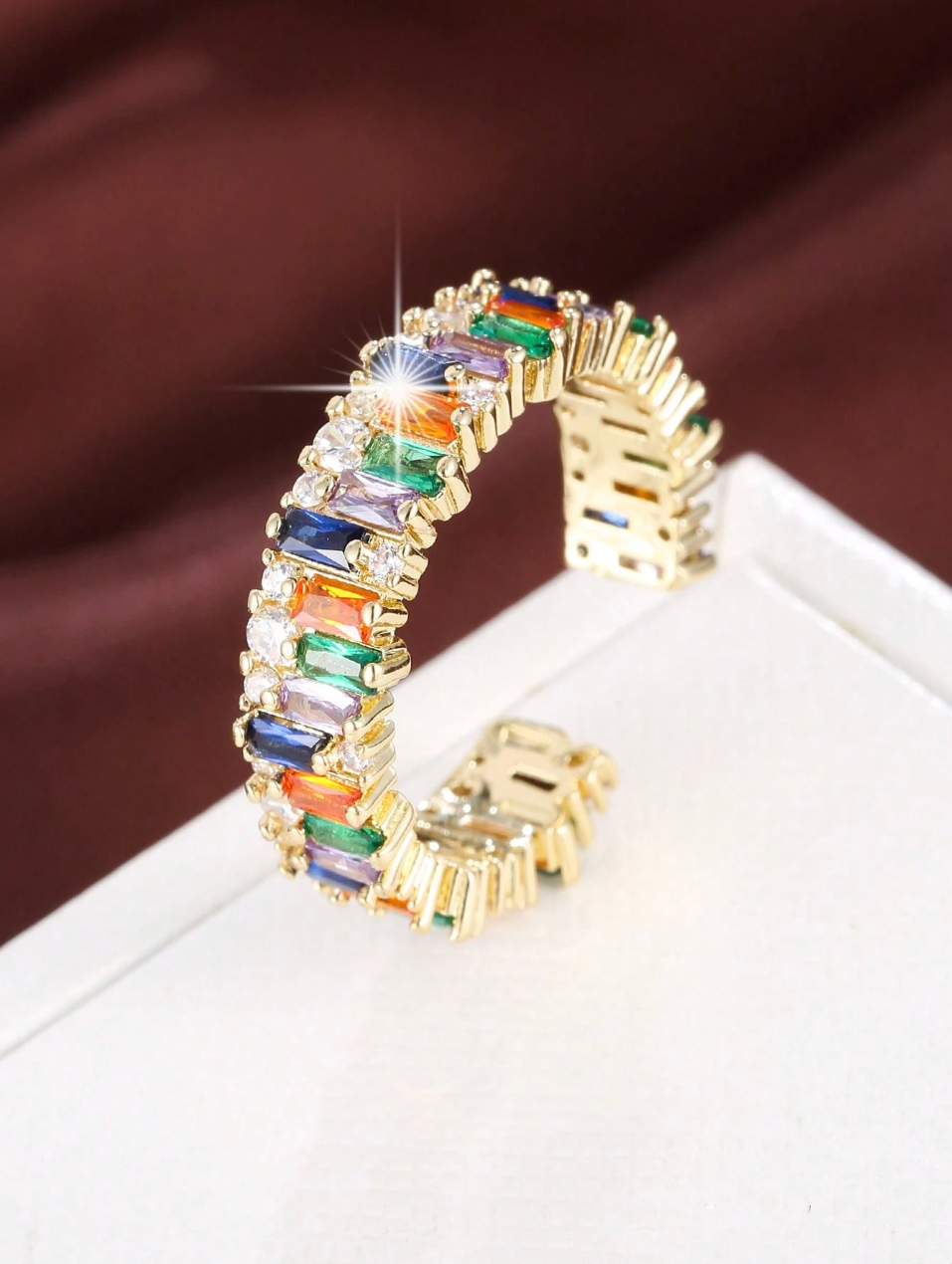[NEW] Éclat™ Adjustable Ring – 18k Gold-Plated + FREE UK Delivery