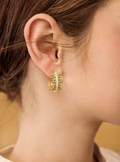 [NEW] Aurora Swarovski™ Earrings – Cubic Zirconia – 18k Gold-Plated + FREE UK Delivery