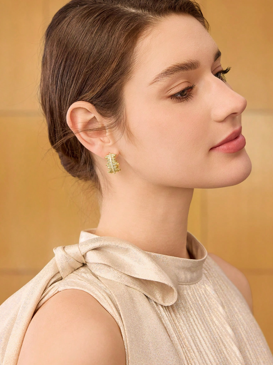 [NEW] Aurora Swarovski™ Earrings – Cubic Zirconia – 18k Gold-Plated + FREE UK Delivery