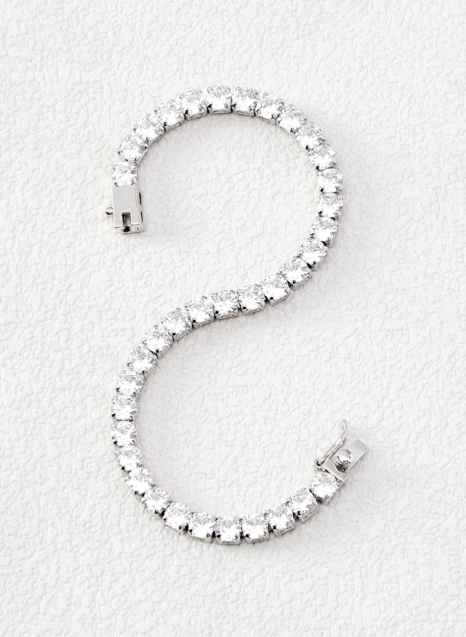 [NEW] Bridge Swarovski™ Bangle – Cubic Zirconia – 18k Gold-Plated + FREE UK Delivery