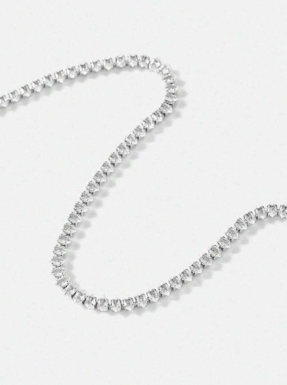 [NEW] Bridge Swarovski™ Necklace – Cubic Zirconia – 18k Gold-Plated + FREE UK Delivery