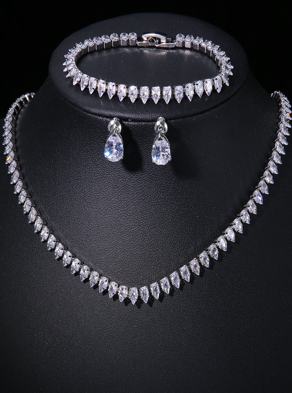 [NEW] Crystal Royale Swarovski™ 4-Piece Jewellery Set – 18k Gold-Plated + FREE UK Delivery