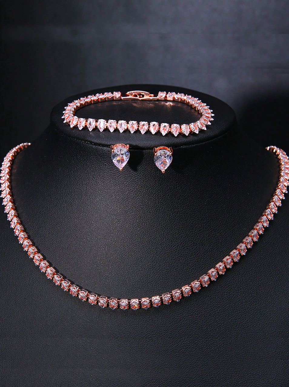 [NEW] Crystal Royale Swarovski™ 4-Piece Jewellery Set – 18k Gold-Plated + FREE UK Delivery