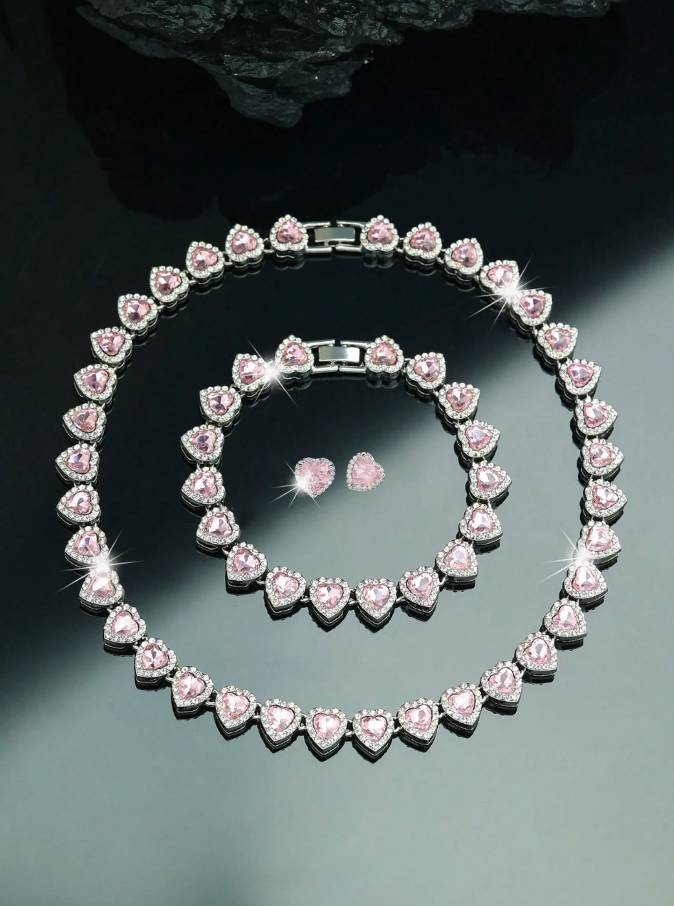 [NEW] Amour Royale Swarovski™ 4-Piece Jewellery Set – 18k Gold-Plated + FREE UK Delivery