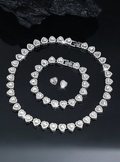 [NEW] Amour Royale Swarovski™ 4-Piece Jewellery Set – 18k Gold-Plated + FREE UK Delivery