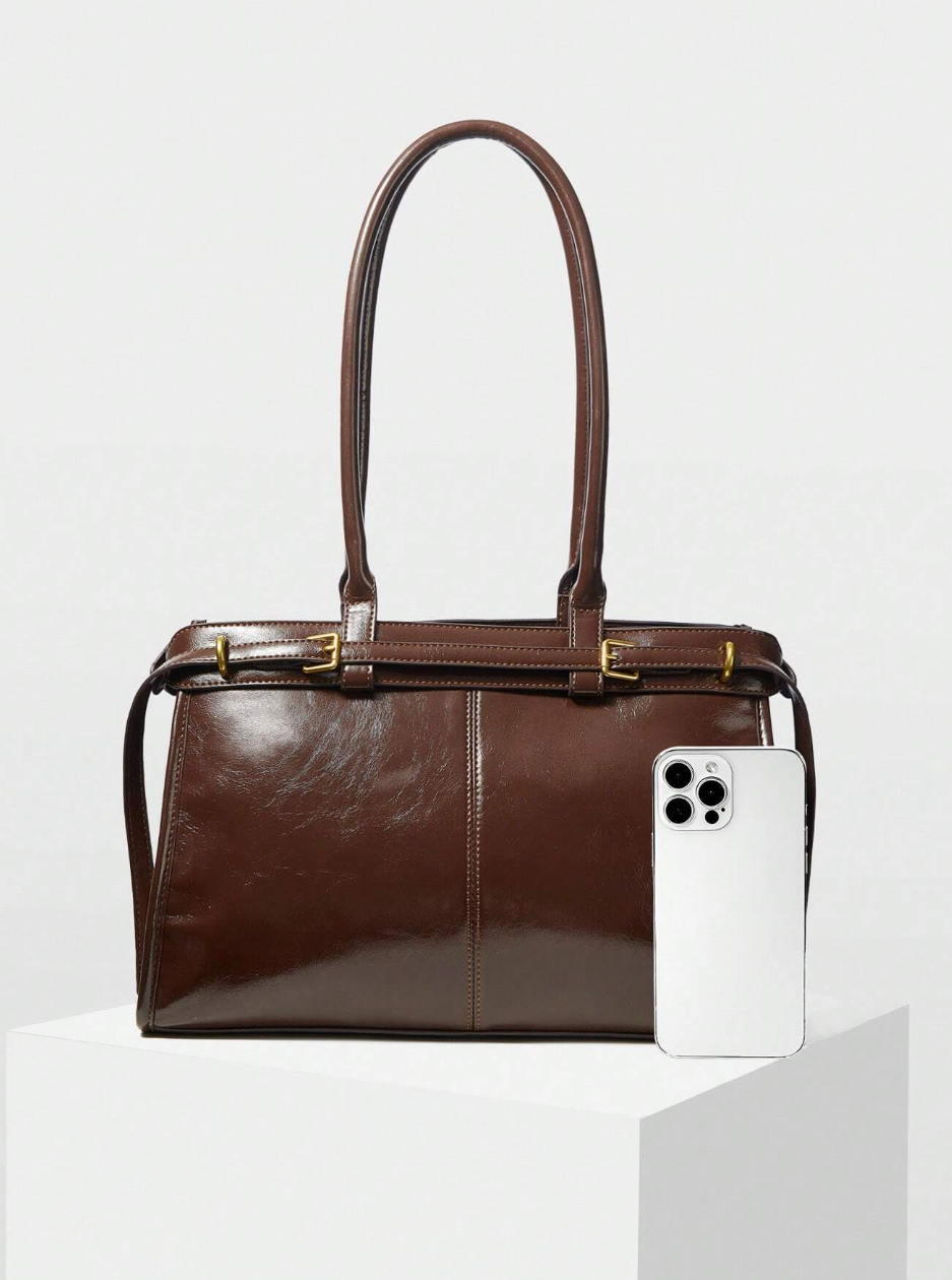 [NEW] Francesca Crocodile-Embossed Leather Handbag – Limited Edition