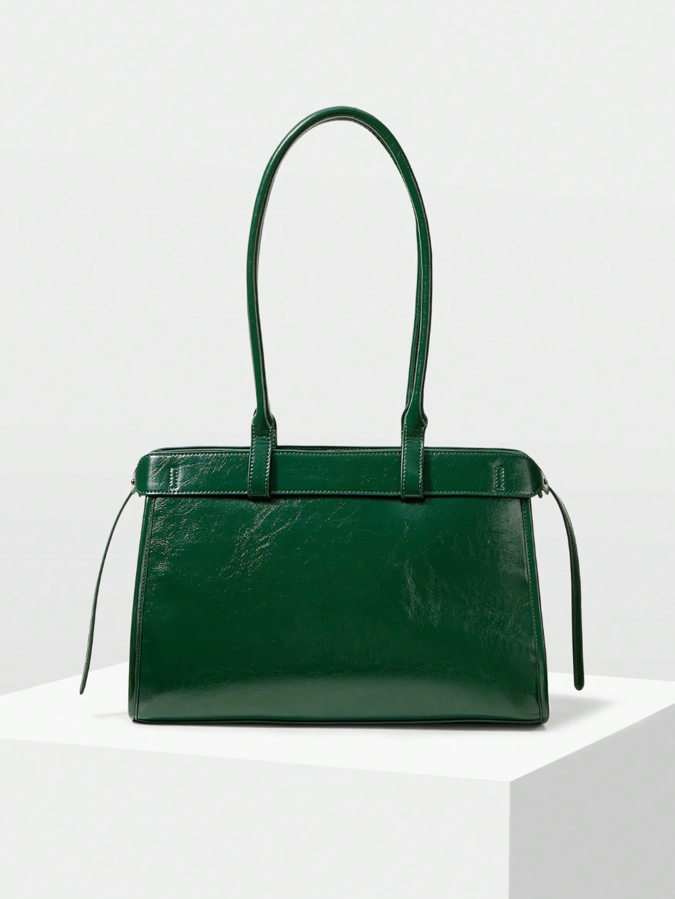 [NEW] Francesca Crocodile-Embossed Leather Handbag – Limited Edition