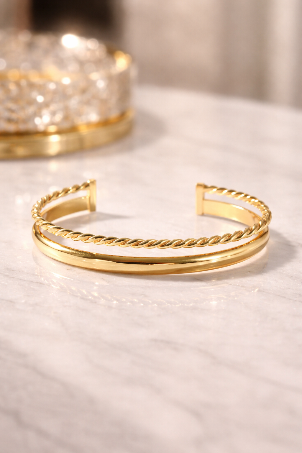 18k Gold-Plated Double Bracelet™ + FREE UK Delivery