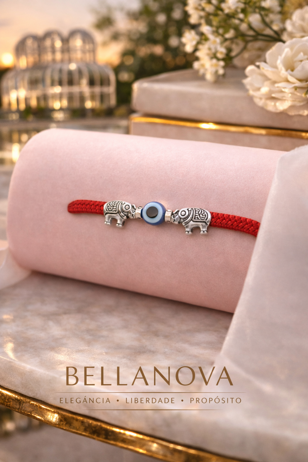 18k Gold-Plated Adjustable Evil Eye Bracelet + FREE UK Delivery