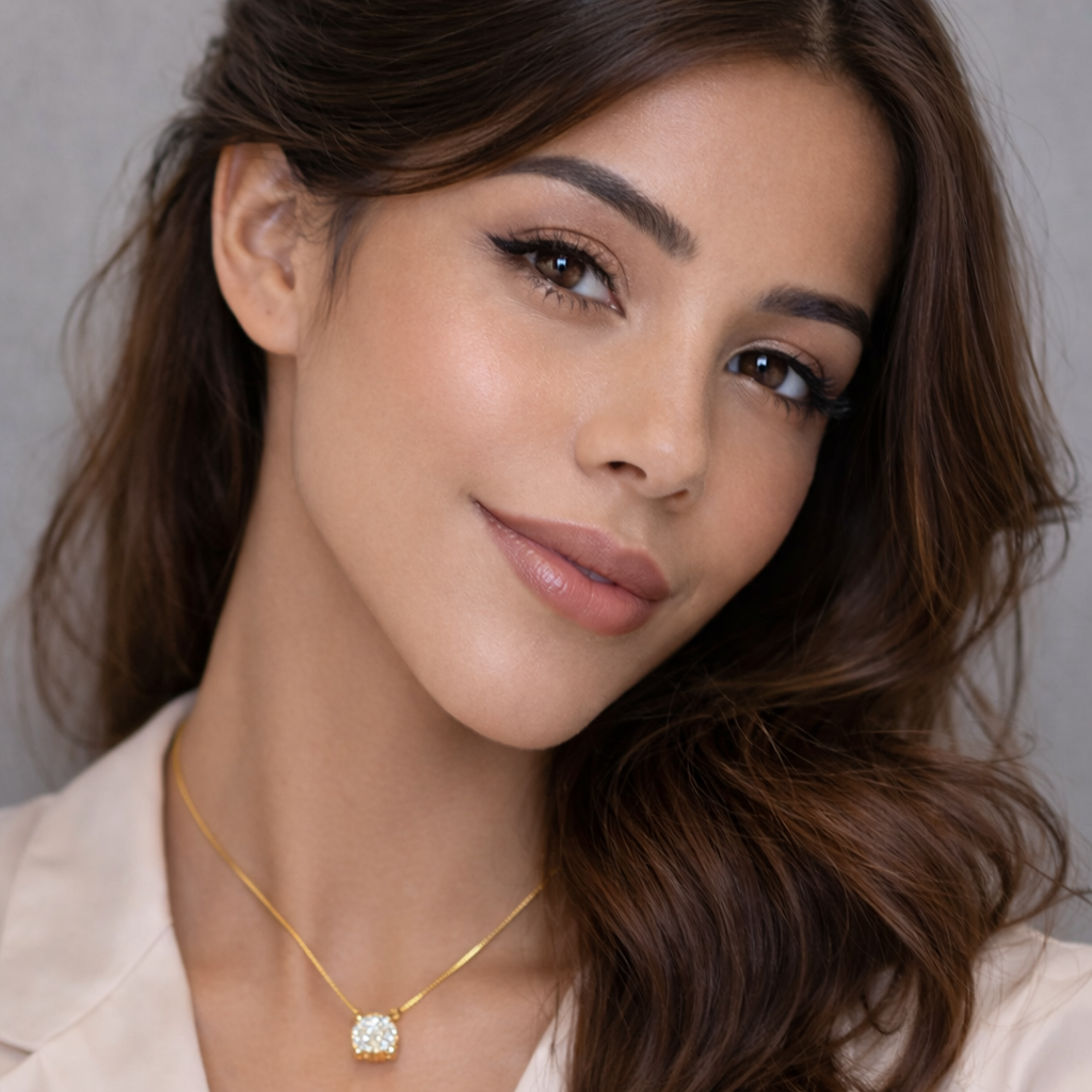 Swarovski™ Pendant Necklace – 18k Gold-Plated + FREE UK Delivery