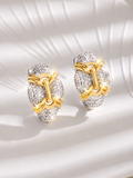 [NEW] Capri Swarovski™ Earrings – Cubic Zirconia – 18k Gold-Plated + FREE UK Delivery