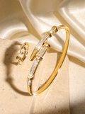 [NEW] Portofino Swarovski™ 2-Piece Jewellery Set – 18k Gold-Plated + FREE UK Delivery